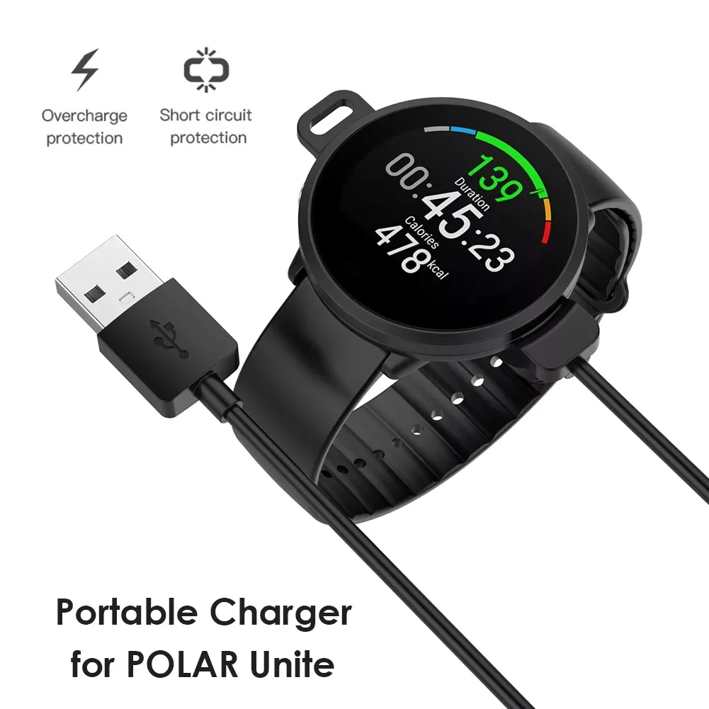 

2022New 1m Smart Watch Charging Cable Charger Line Elegant Wristbands USB Power Watch Comfortable Element for POLAR Unite