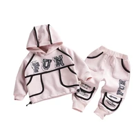 new autumn baby girls clothes suit children boys casual hoodies pants 2pcssets toddler fashion outfits infant kids tracksuits