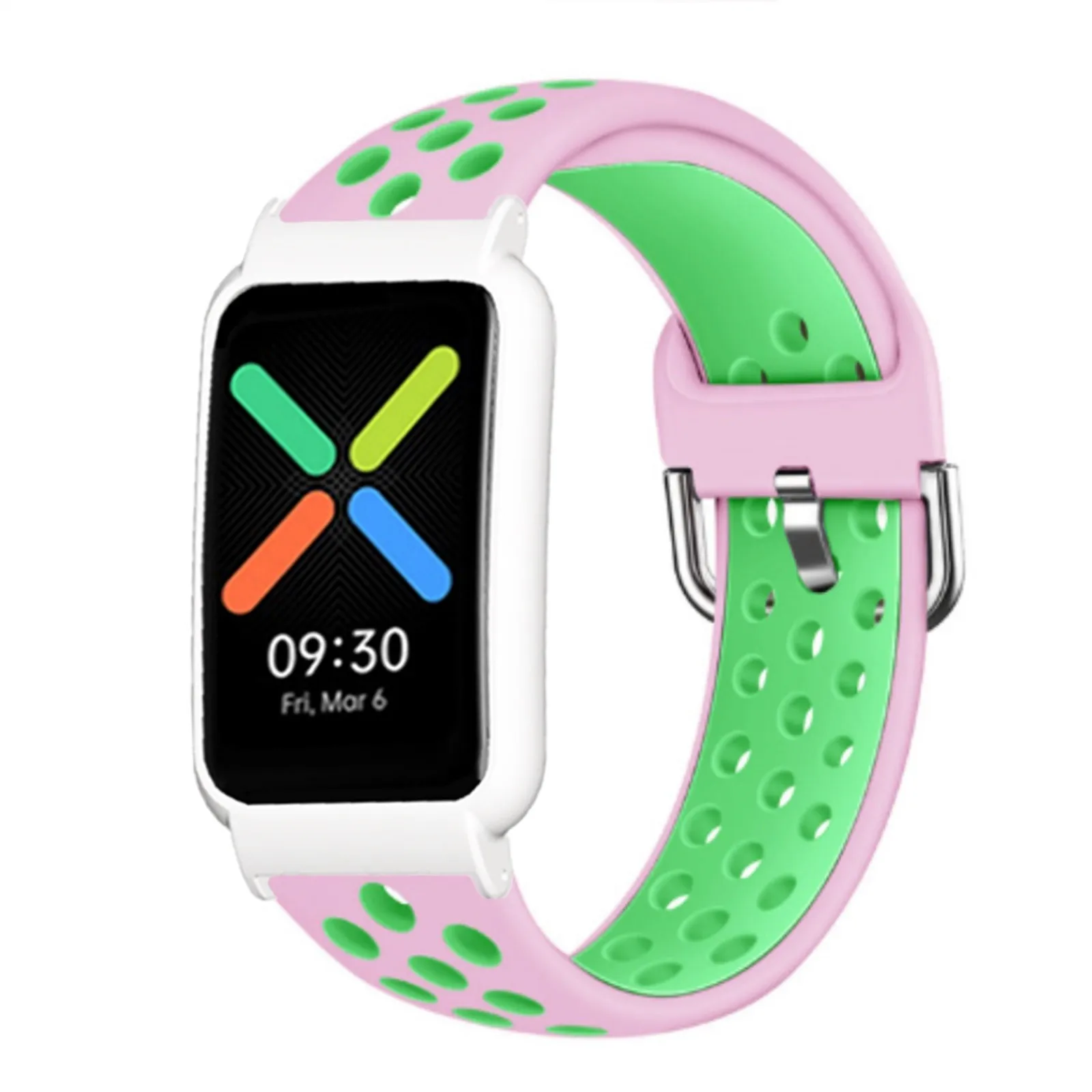 

Подходит для браслета OPPO Vitality, двухцветное Силиконовое освещение с отверстием для воздуха