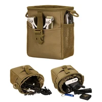 multifunctional slingshot portable waist bag black scorpion camouflage tactical pouch