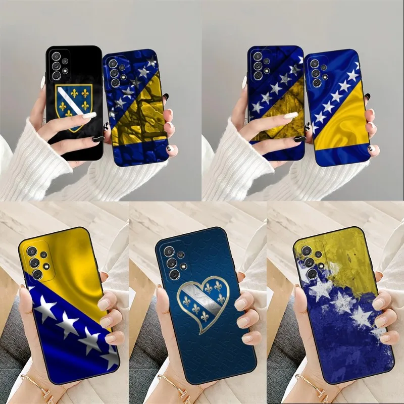 

Bosnia Flag Phone Case Funda For Samsung S30 S20 S22 S21 S9 S10 S8 S7 S6 Pro Plus Edge Ultra Fe Silicone Soft Coque