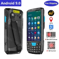 msench t80 handheld pda android 9 0 rugged pos terminal 1d 2d barcode scanner wifi 4g bluetooth gps pda bar codes reader