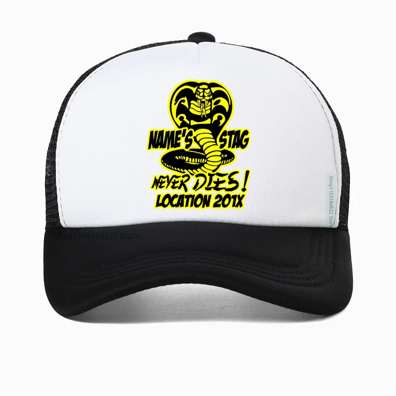 

Eagle Fang Karate Cobra Kai Movie Inspired Funny Baseball Cap Summer Men Karate hat Vintage Cobra Women Mesh Breathable hats