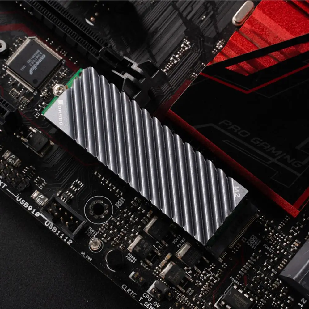 Радиатор Jonsbo M.2 SSD NVMe радиатор M2 жесткий диск алюминиевый с термоподставкой для NGFF