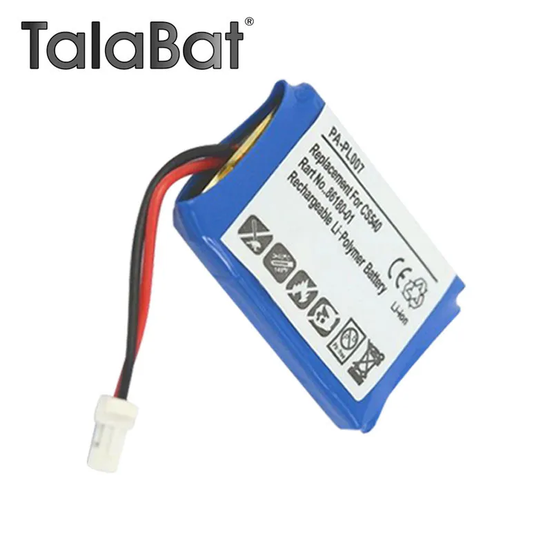 

Сменный аккумулятор CS540 C054 84479-01 86180-01 для беспроводной гарнитуры Plantronics Savi CS540 CS540A C054, 5 шт.