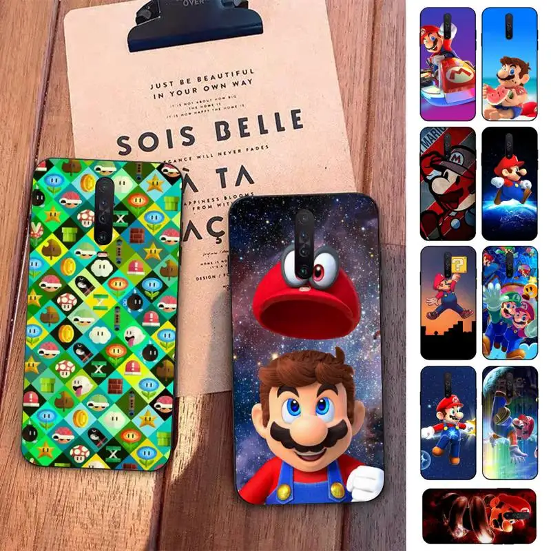 

BANDAI Mario Phone Case for Redmi 5 6 7 8 9 A 5plus K20 4X S2 GO 6 K30 pro