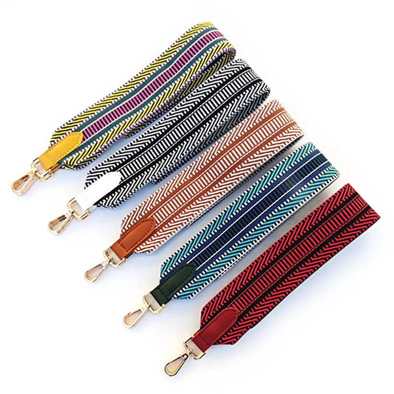 Famous Designer Canvas Leather Wide Shoulder Strap Replacement Belt for Obag O Bag Handle Handbag Accessories 5CM Wide