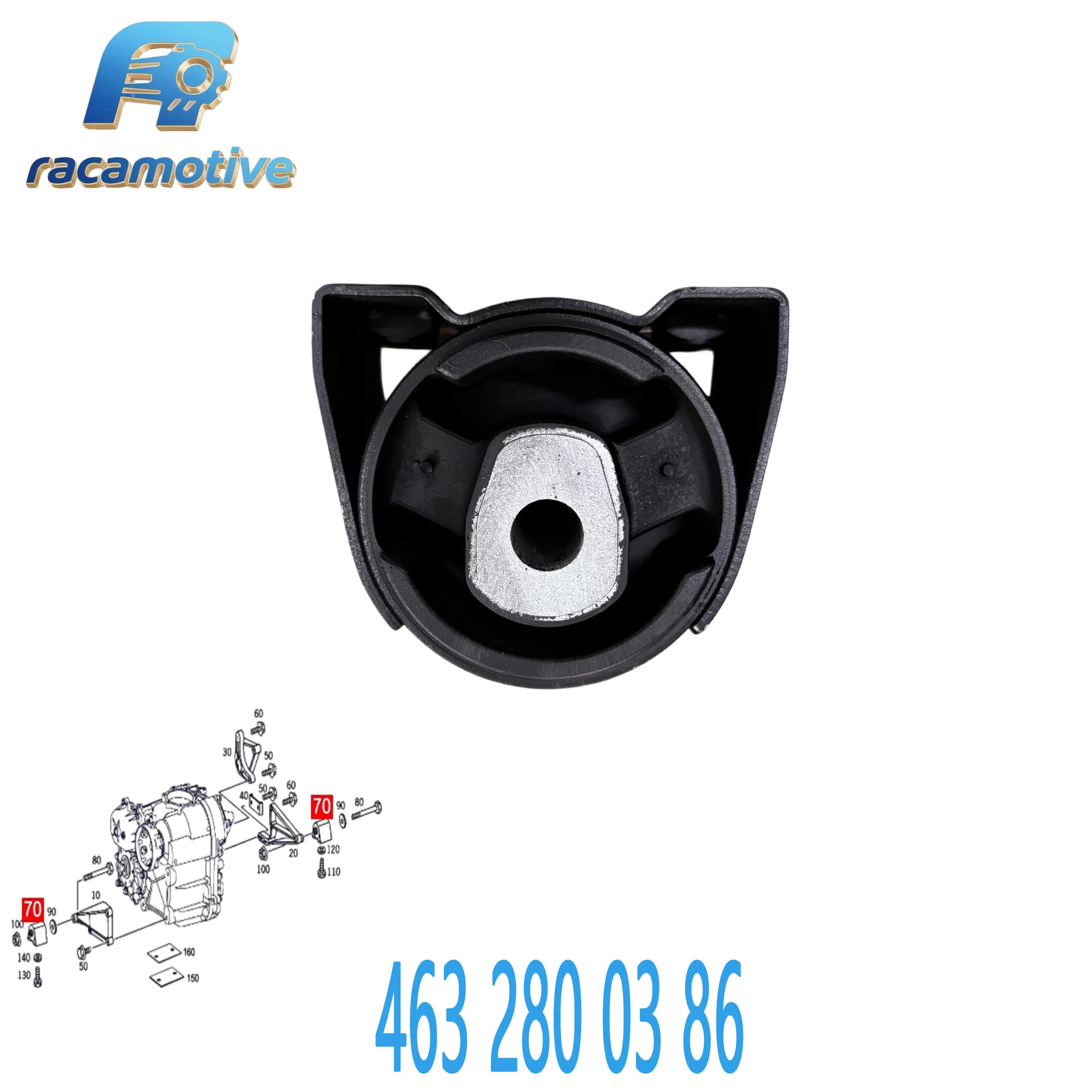 Фото 4632800186 4632800286 4632800386 Подходит для Mercedes-Benz W463 W461 G36 AMG W463 W465, резиновая опора двигателя. №4
