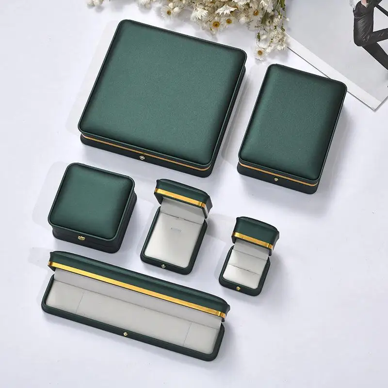 The New Popular Gift Jewelry Storage Box Is Inlaid with Gold Edge,and The Colors and Styles Are Optional,exquisite and Practical