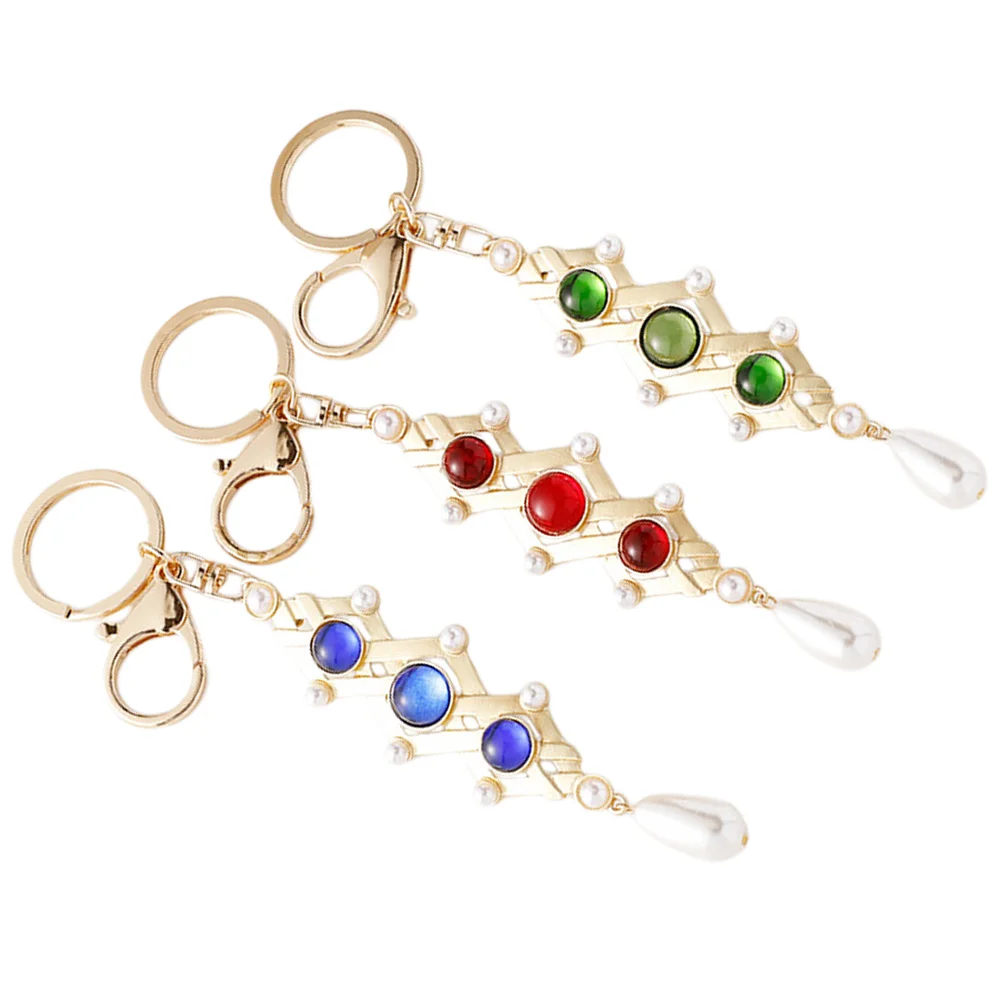 

Key Ring Keychains Women Vintage Style Bag Pendant Exquisite Green Decor