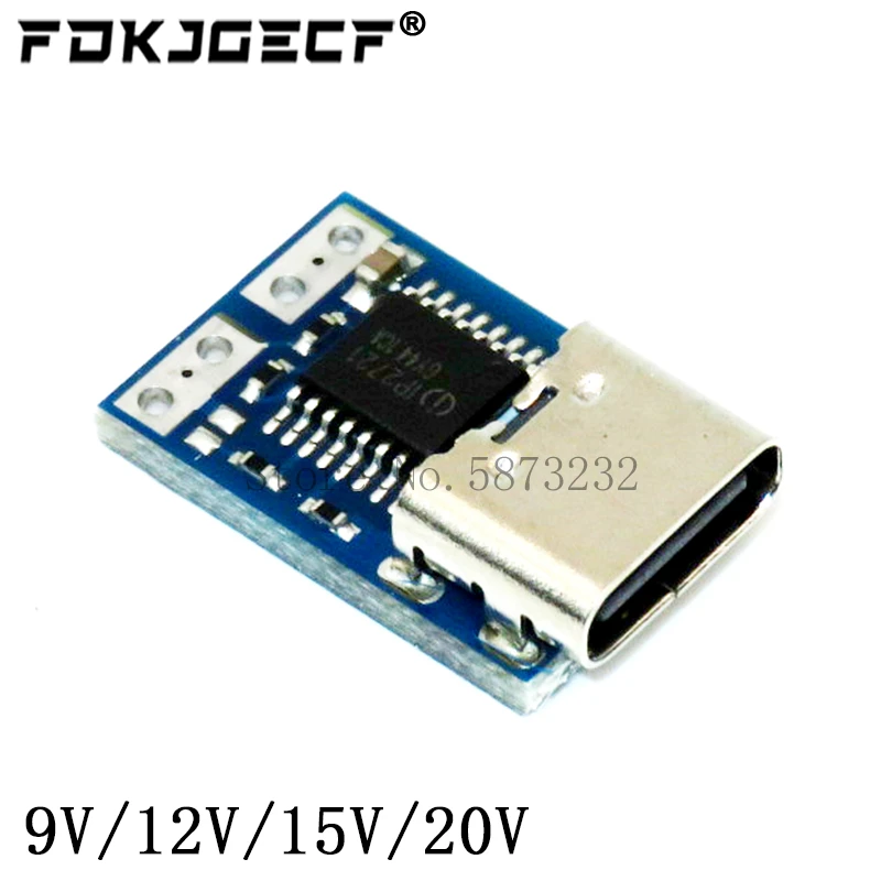 Тип-C PD приманка модуль PD23.0 к DC Триггеру Удлинительный кабель QC4 зарядное