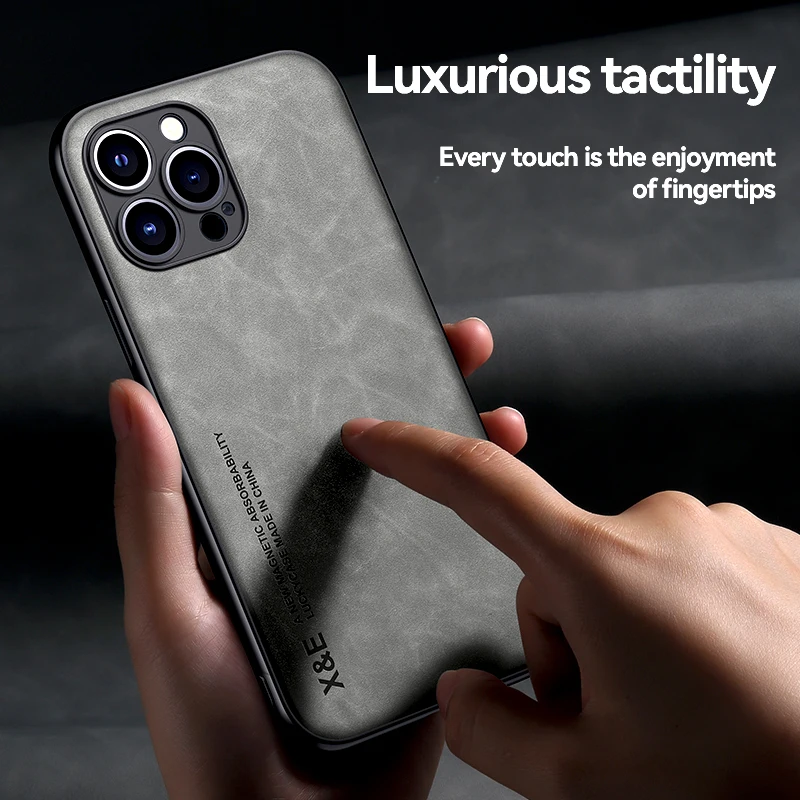 

Luxury Magnetic Leather Case For iPhone 14 13 12 11 Pro Max Mini XR XS X 8 7 Plus SE 2020 iPhone14 14Pro ProMax 14Pro Full Cover