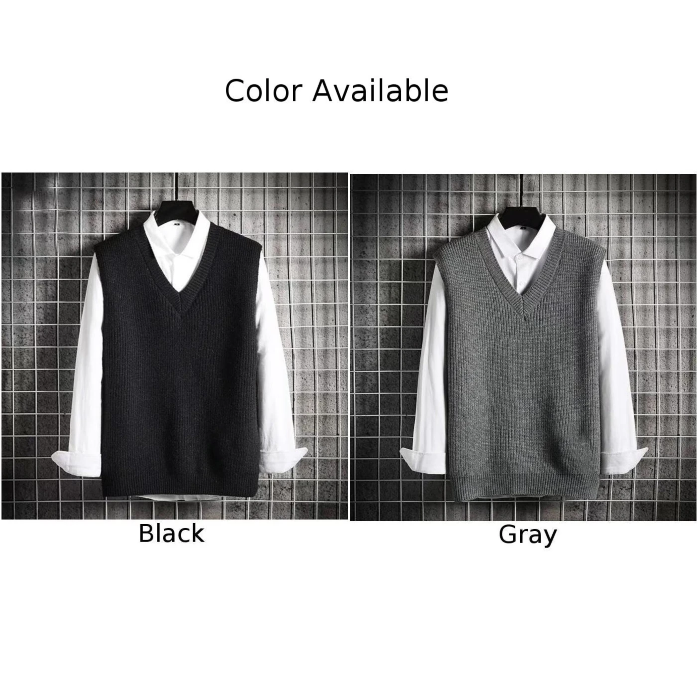 Sweater Vest Mens Warm All-match Solid Color Simply Ulzzang Sleeveless Fashion Streetwear Popular Autumn Cable Knitted