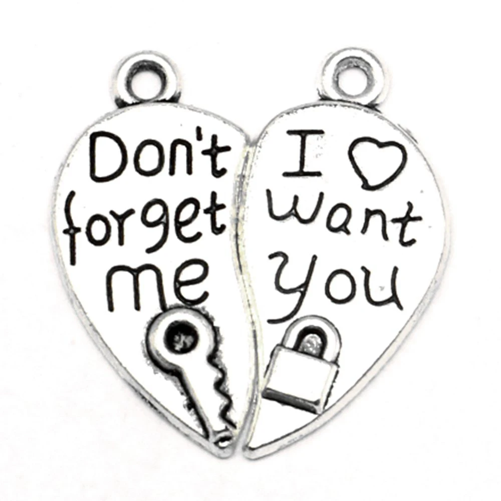 

Couple Charm For Making Jewelry Diy Finding 30pcs 24x25mm