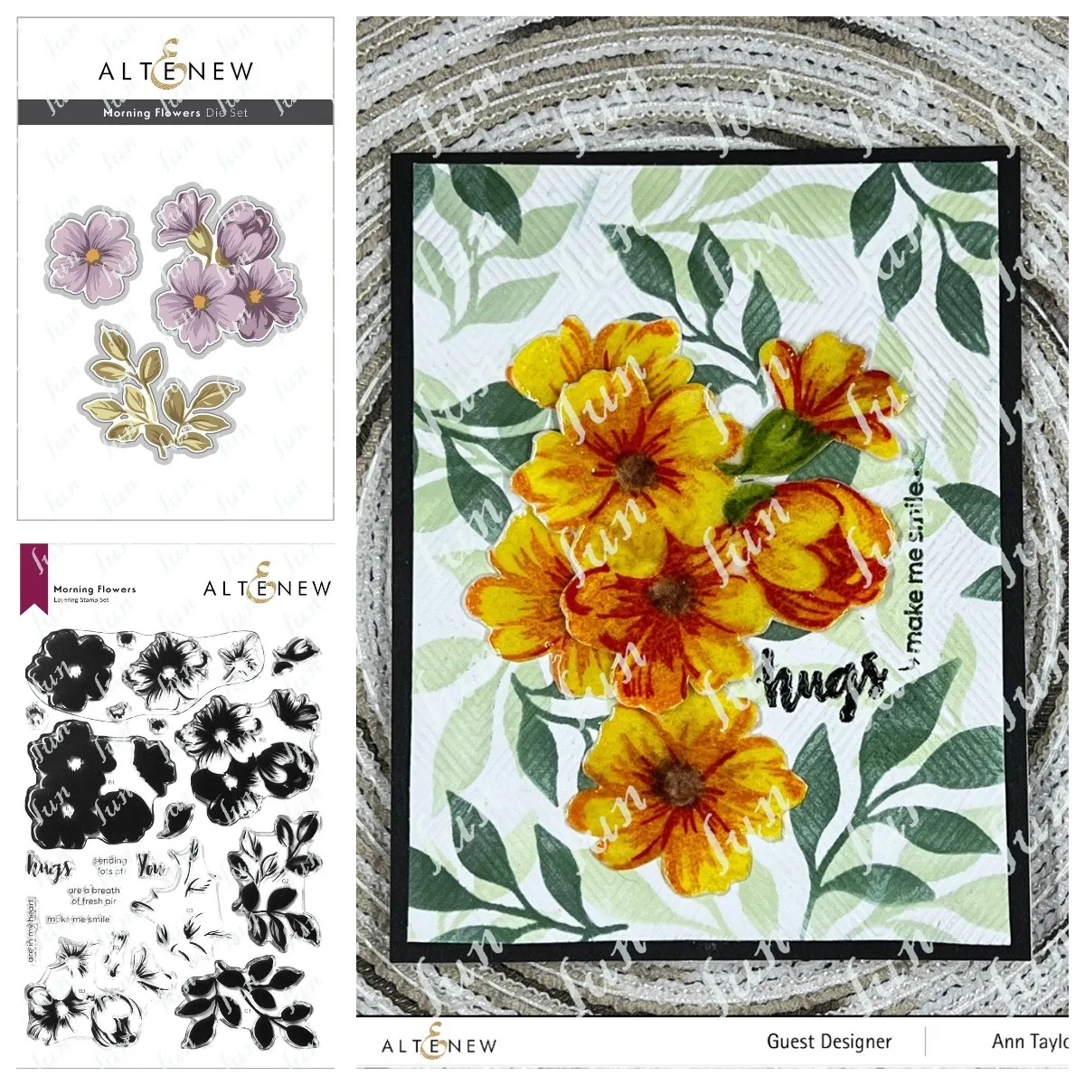 

HOT Morning Flowers Paper Craft Metal Cut Dies 2022 New Clear Silicone Stamps Diy Scrapbooking Diary Greeting Cards Decor Molds