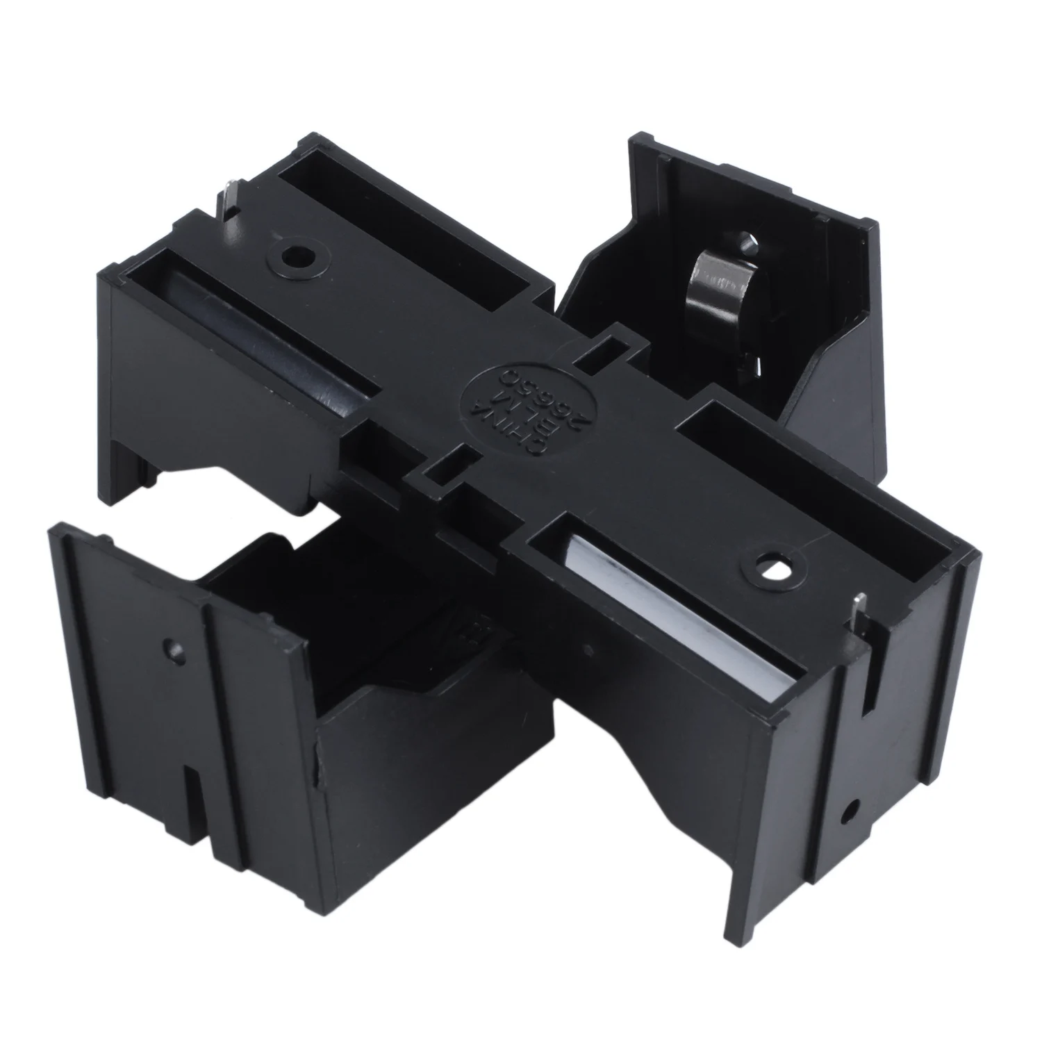 Пластиковый одиночный держатель для батареи 26650 коробка хранения 10 шт. черный