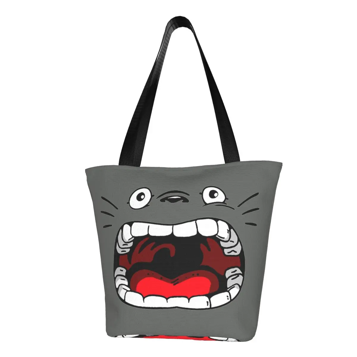 

Stylish Girl My Neighbor Totoro Mouth Shopping Bag Accessories Handbag