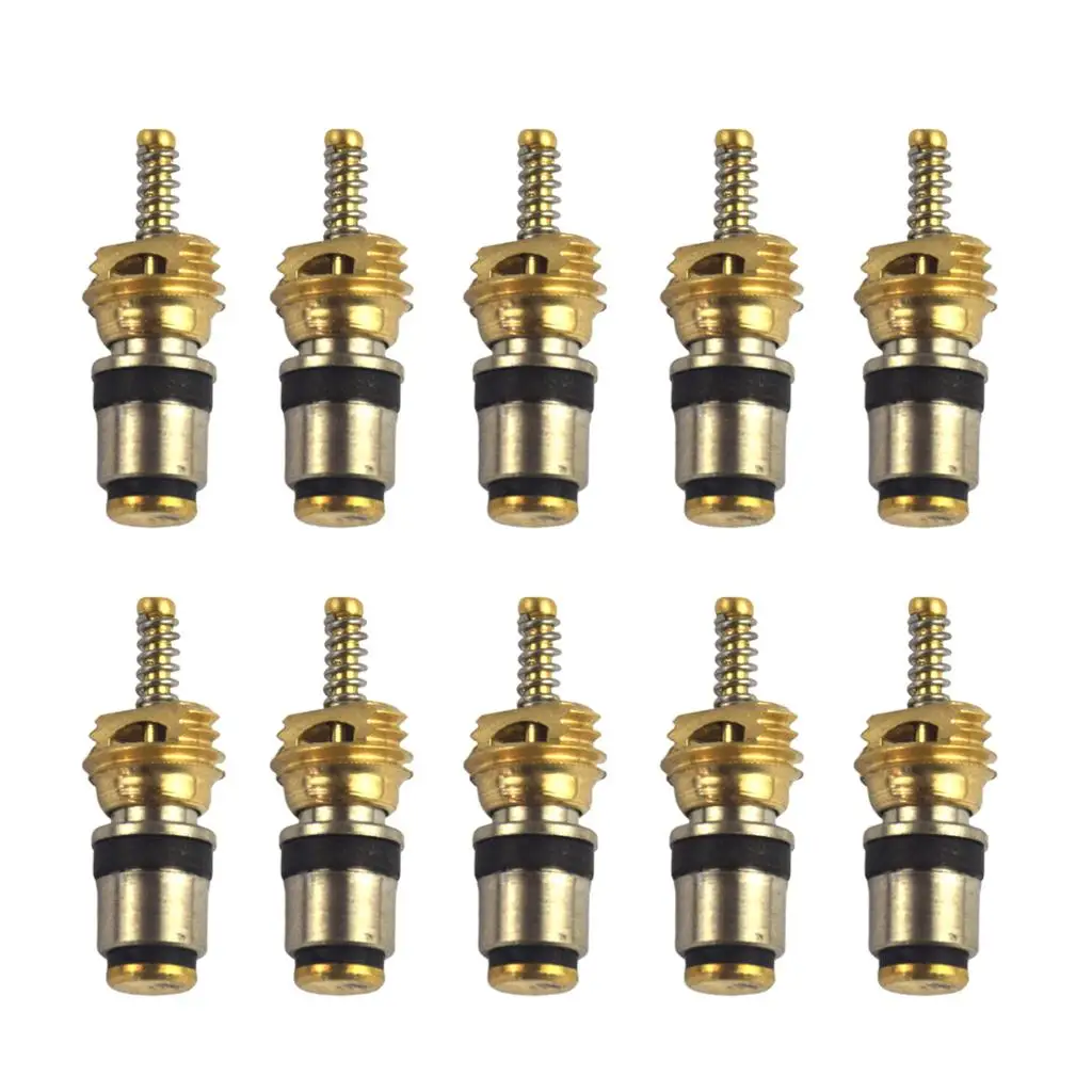 

10pcs Valve Core Assortment Air Conditioning A/C Seal Repair Kit AC