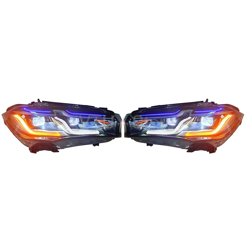 Для BMW X5 F15 автомобильные фары светодиодные противотуманные проектор анимация DRL