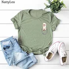 Женская футболка с принтом альпака, футболка с круглым вырезом и коротким рукавом, футболка из 100% хлопка, женская одежда