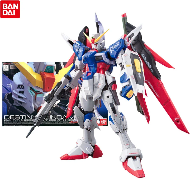 

Bandai Gundam Model Kit Anime Figure RG 11 1/144 ZGMF-X42S Destiny Gundam Genuine Gunpla Anime Action Figure Action Toy Figure