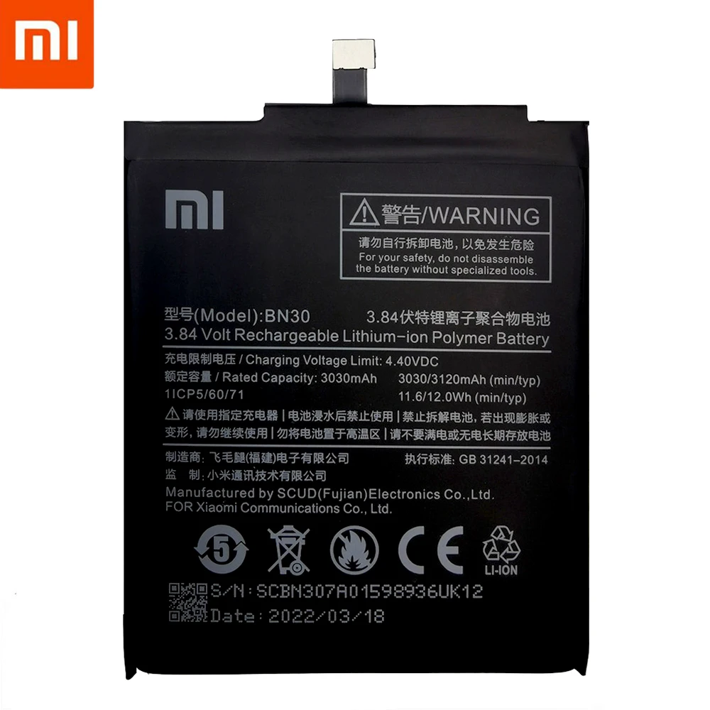 xiao mi original phone battery bn30 for xiaomi redmi 4a mi4a m4a high quality 3120mah phone replacementtools kits free global shipping