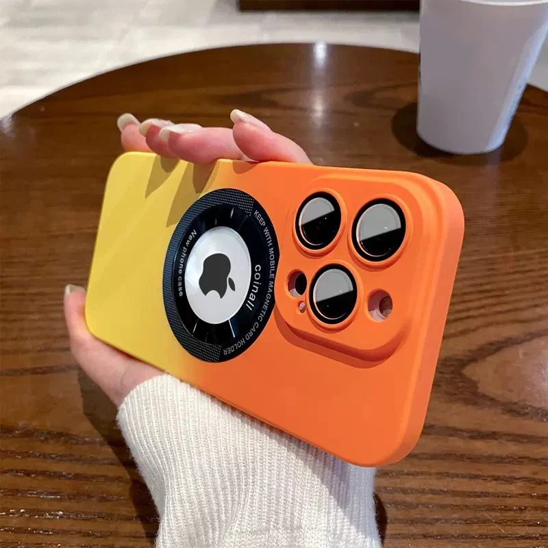 

PUNQZY Self Equipped Lens Film Mobile Case For Iphone 14 PRO MAX 13 11 12 XR XS 7 8 Wholesale Electroplating Transparent Cover