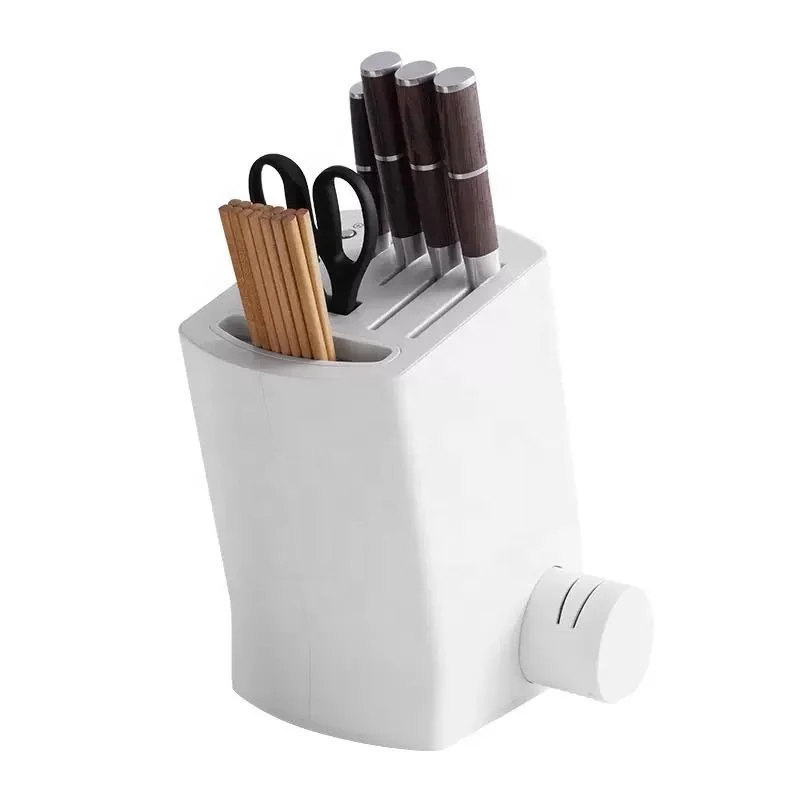 

Multi-function Knife Block with sharpener UV Disinfection Knife Holder Hot Air Dryer Knife Sterilizer Block
