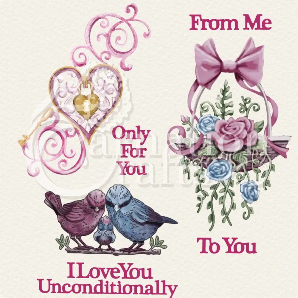 

Love Flower Bird Bow Metal Cutting Dies For Scrapbooking Donut Days Stencil Embossing Mold Diy Paper Cards Craft