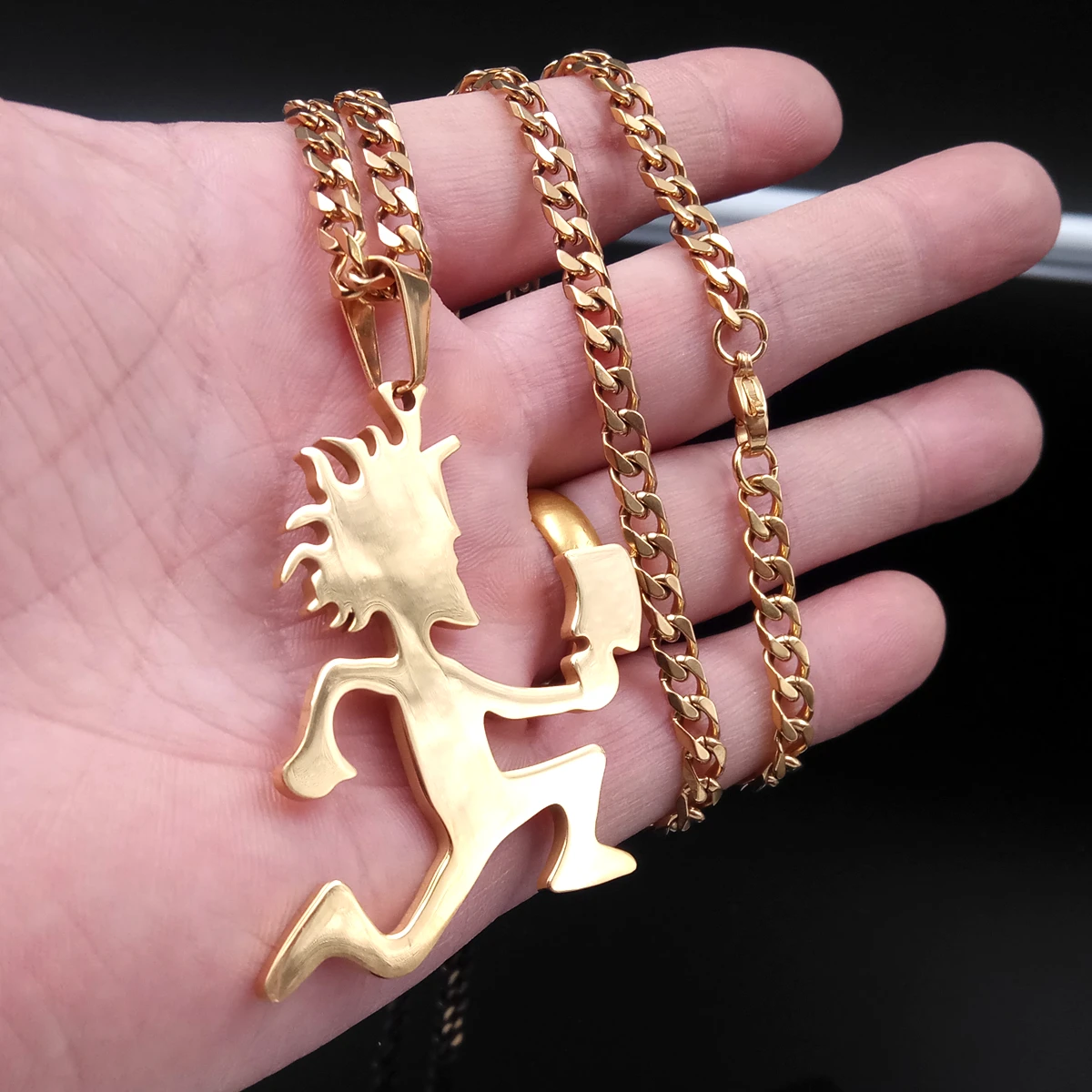 Мужской кулон-цепочка из нержавеющей стали 18-30 дюймов |