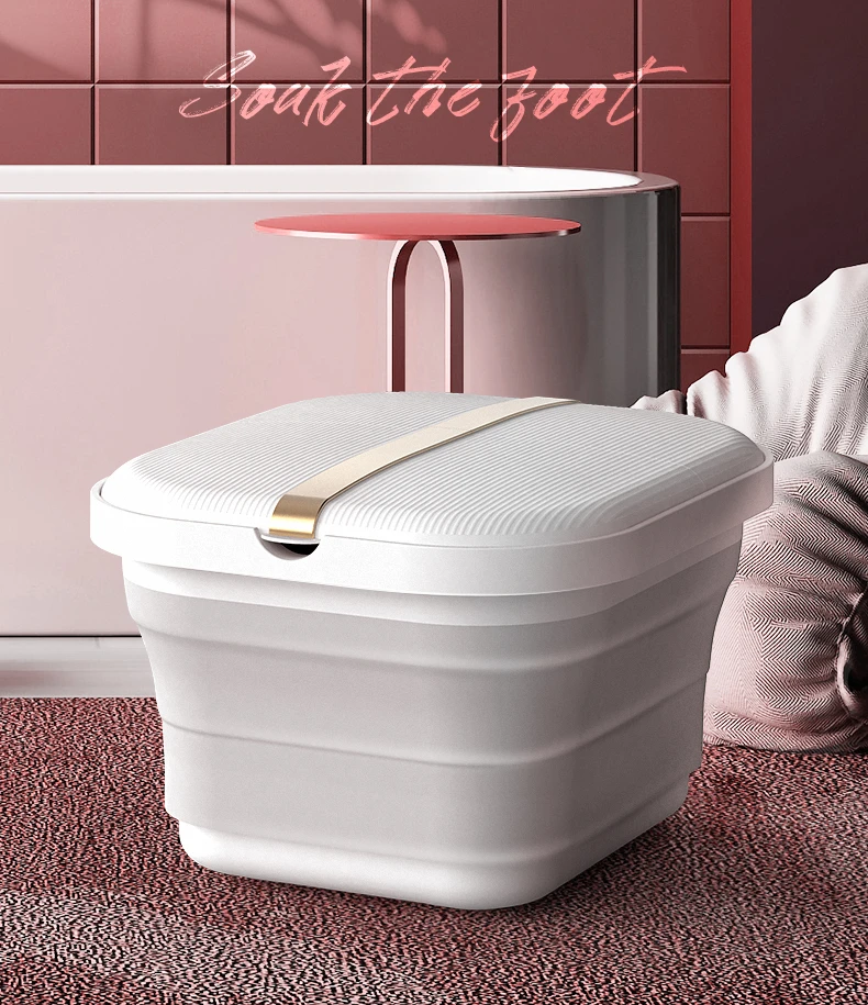 

New Foot Bath Bucket Heating Constant Temperature Household Automatic Intelligent Massage Foldable High and Deep Over The Calf
