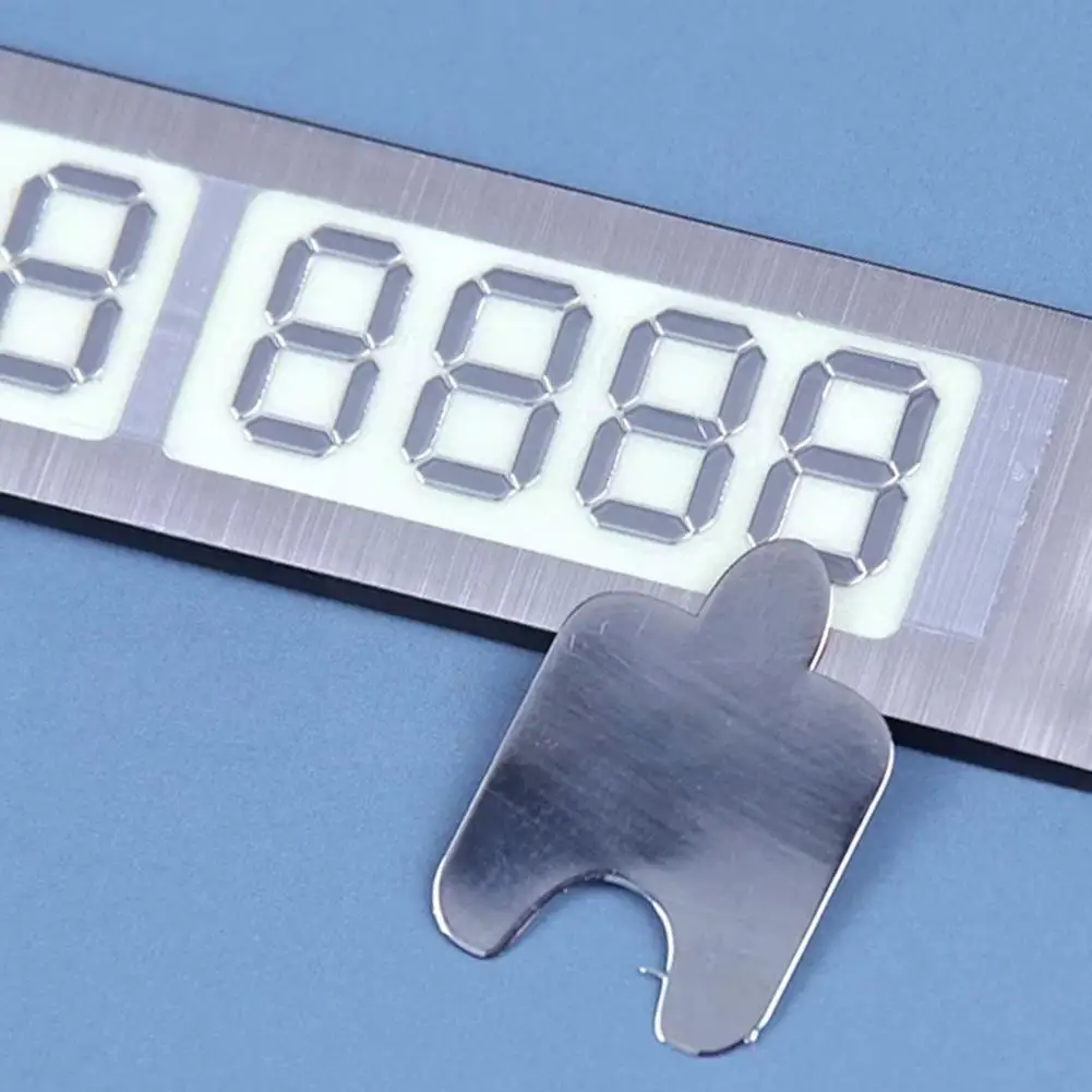 

1pc Temporary Car Parking Card Phone Number Card Night Phone Card Suction Plate Styling Notification Car Light Number O2s7