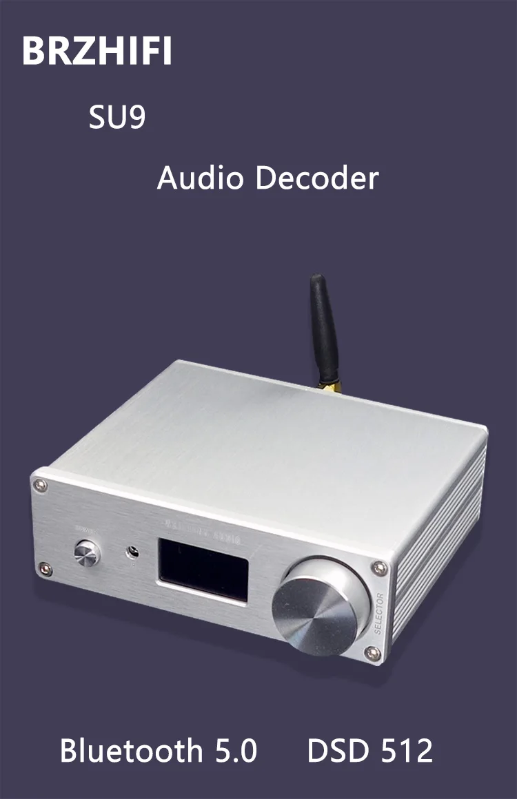 

BREEZE Новый SU9 двухъядерный ES9038 DSD512 Bluetooth 5,0 декодер DAC усилитель для наушников LDAC