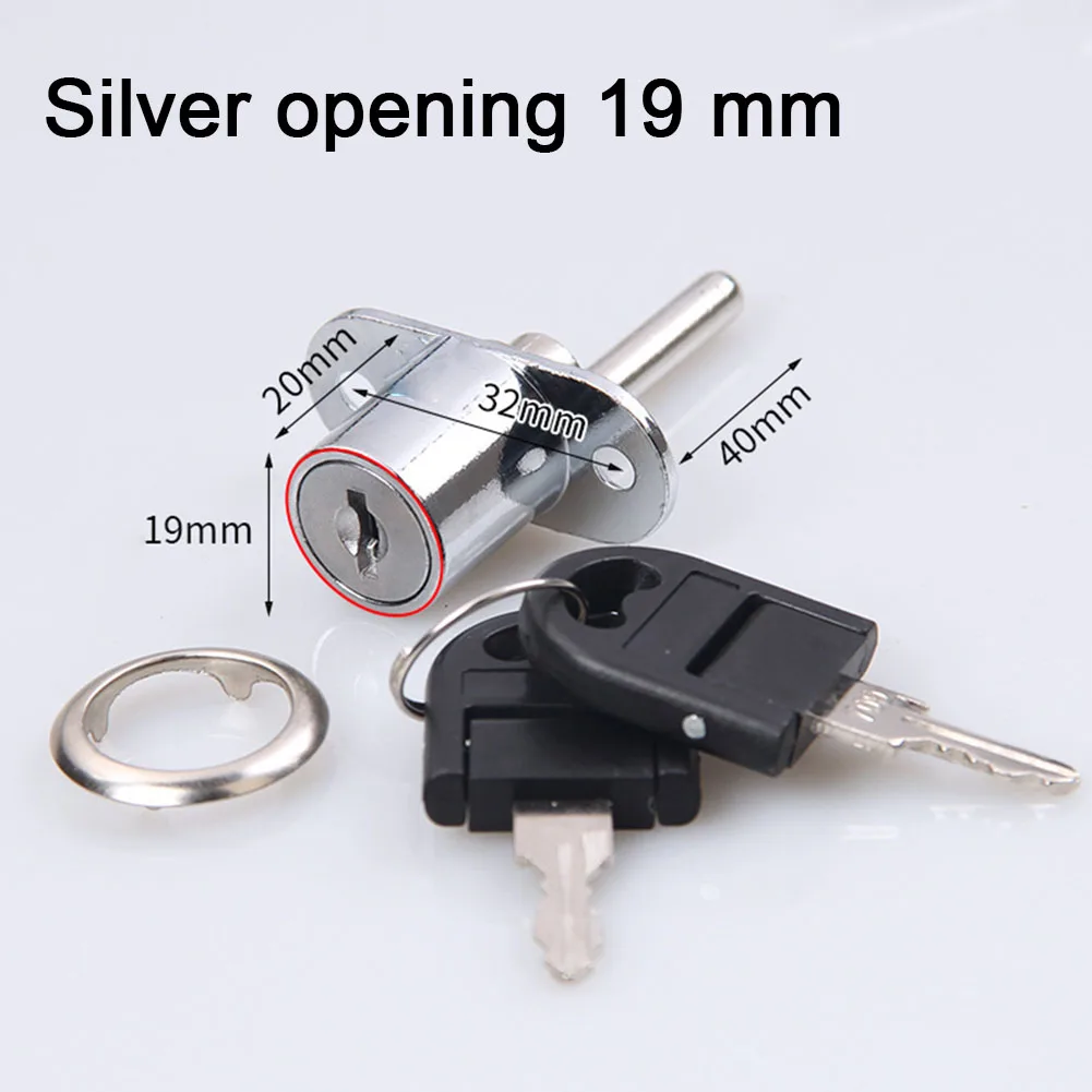 

Цилиндрический замок для мебели 16/19 мм Cabinet Lock