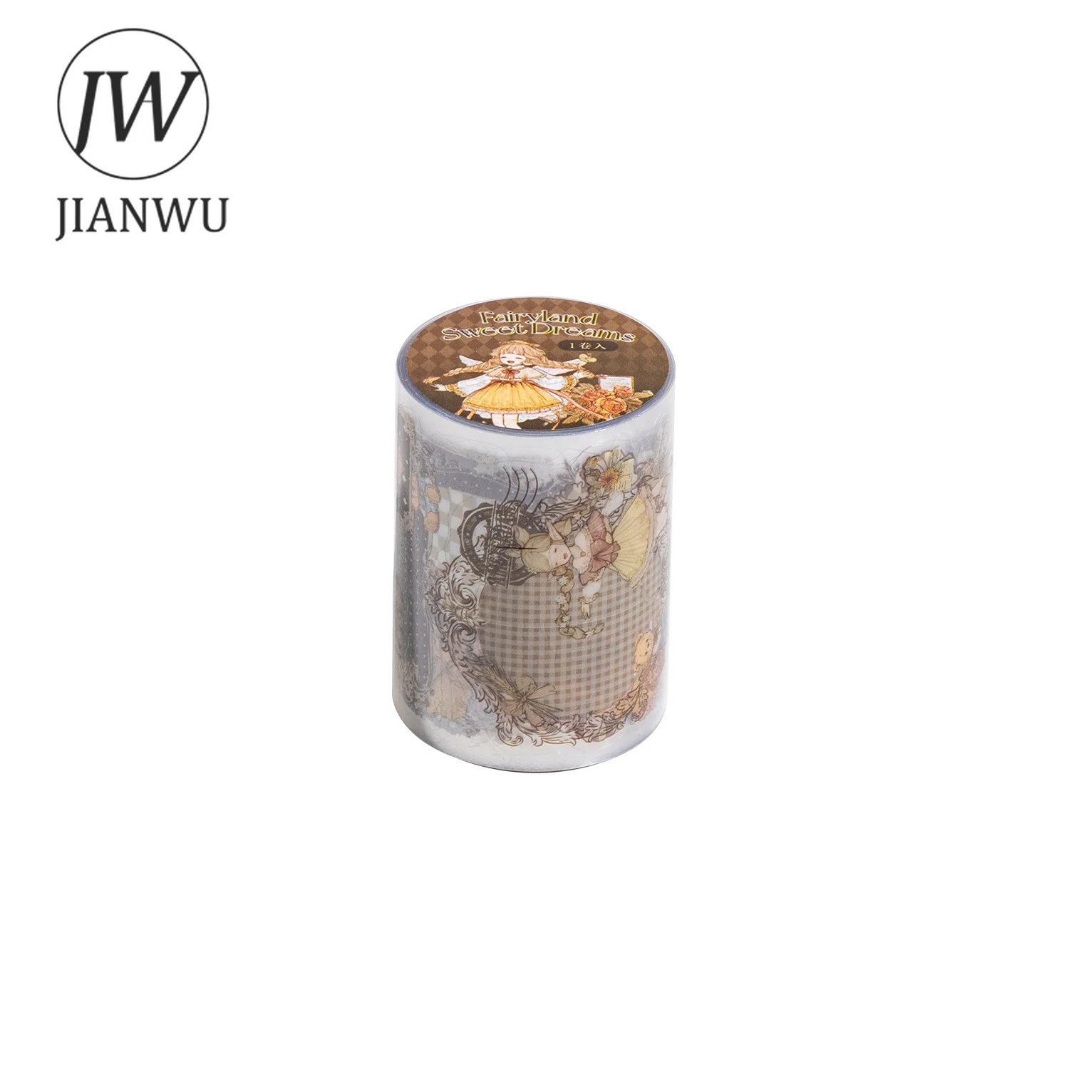 JIANWU 55мм*200см Милая сказочная девочка, персонаж, декоративная лента для коллажей, скрапбукинга, ПЭТ-лента для дневника, канцелярские принадлежности (art.: 3920dcdf63b1d) - 3920dcdf63b1d