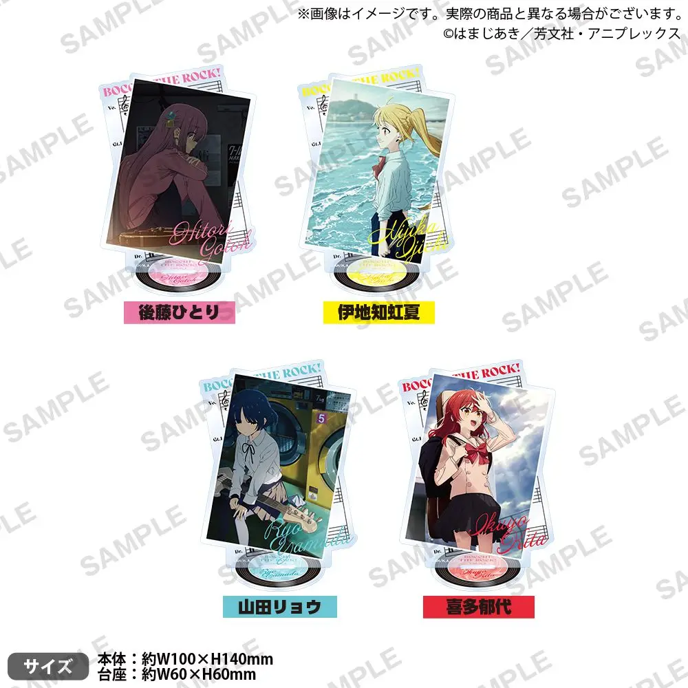 Япония Bushiroad Goods Одинокий рок Акриловый стоячий знак Goto-do Периферийные устройства
