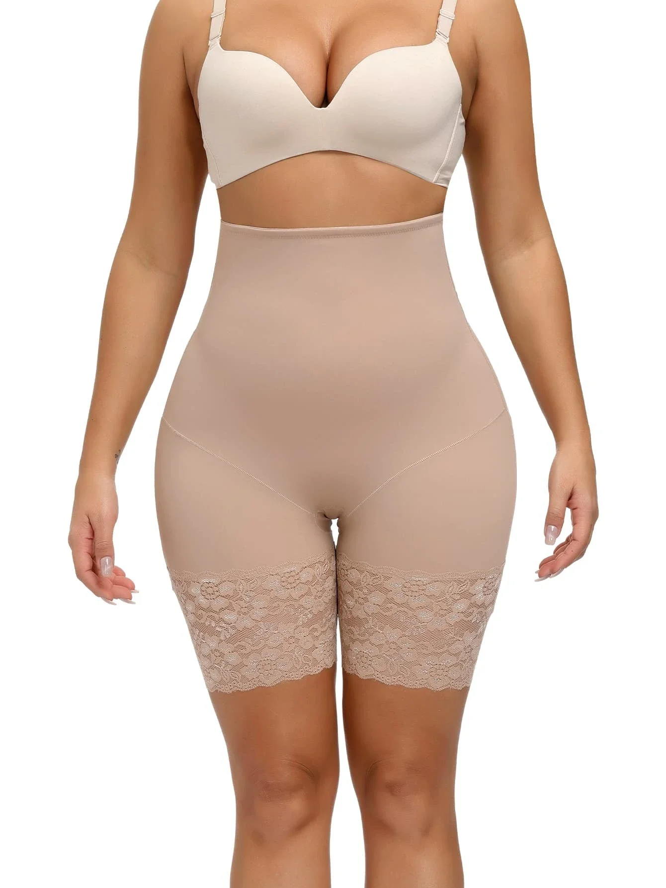 

Contrast Lace Shapewear Panty