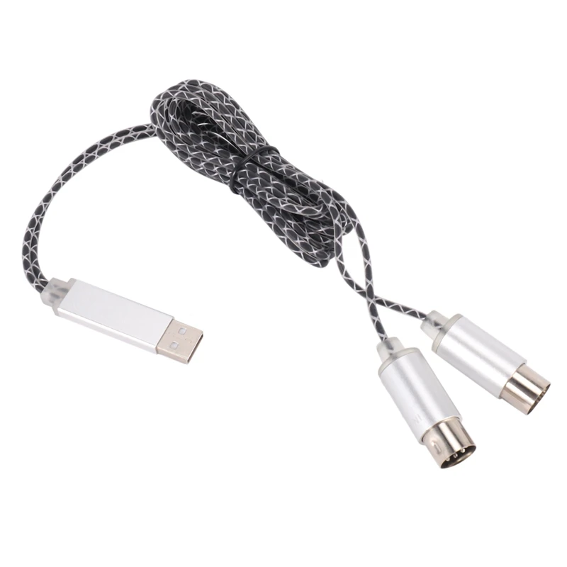

Кабель интерфейса миди-USB, преобразователь с ярсветодиодный Одом для клавиатуры, пианино и ПК, автоматическая настройка