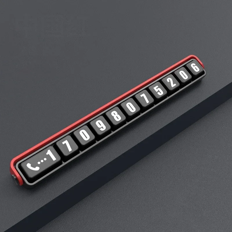 Карточка с номером телефона для автомобиля, карточка для временной парковки, номер телефона, остановка парковки, автомобильные аксессуары