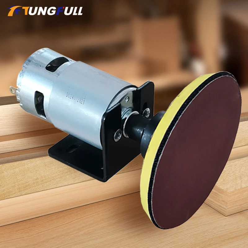 Polishing Machine Small Household Bench Table Polisher Sanding Discs Pad  with 60-5000 Grit Sandpaper Sandpapers Accessories