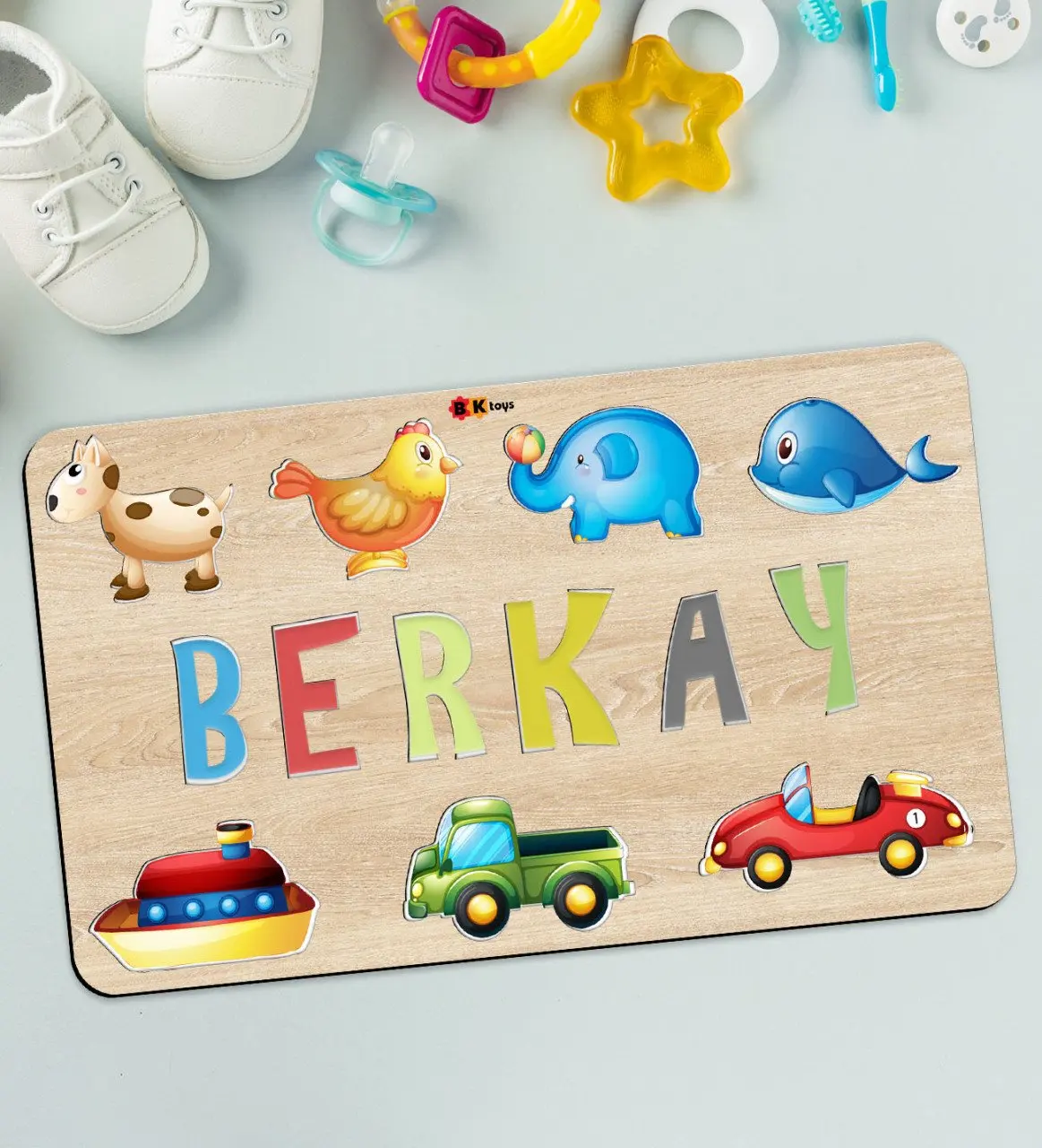 

BK Toys Kids Special Is деревянный большого размера обучающая головоломка 50x30 см-модель 6