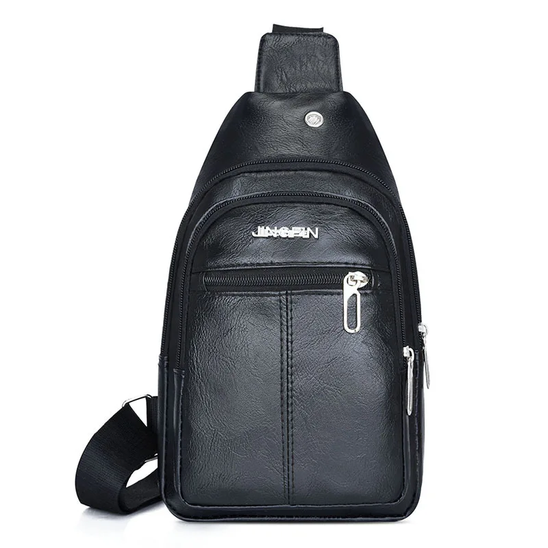 Men's Vintage Leather Men's Crossbody Bag Casual Fashion Crossbody Bag Classic Men's Leather Bag High Quality PU Shoulder Bag