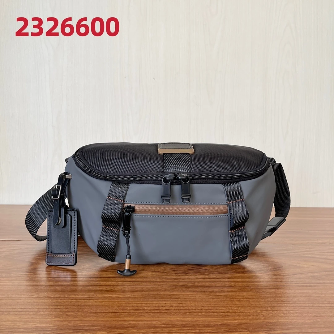 ALPHA BRAVO Series Men's Thin Multifunctional Storage Bag Fashionable Nylon Waist Bag 2326600