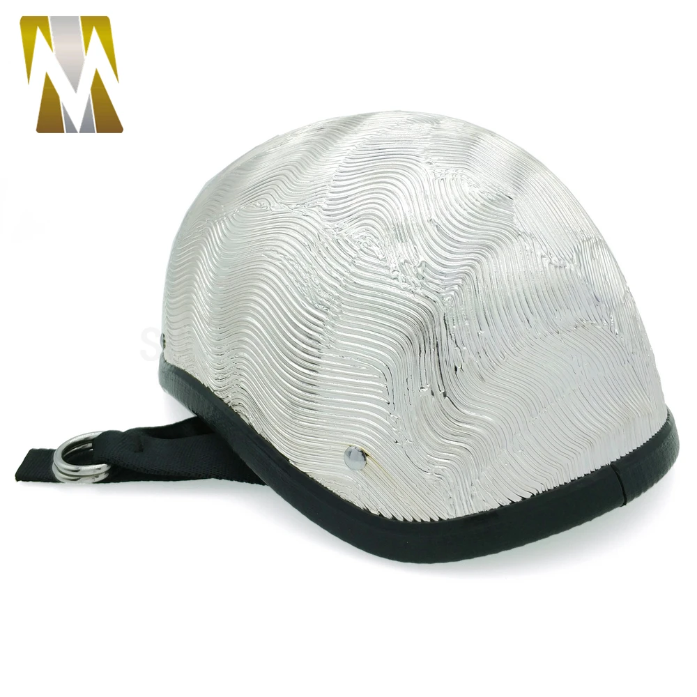 Шлем мотоциклетный универсальный защитный полушлем из АБС-пластика в стиле