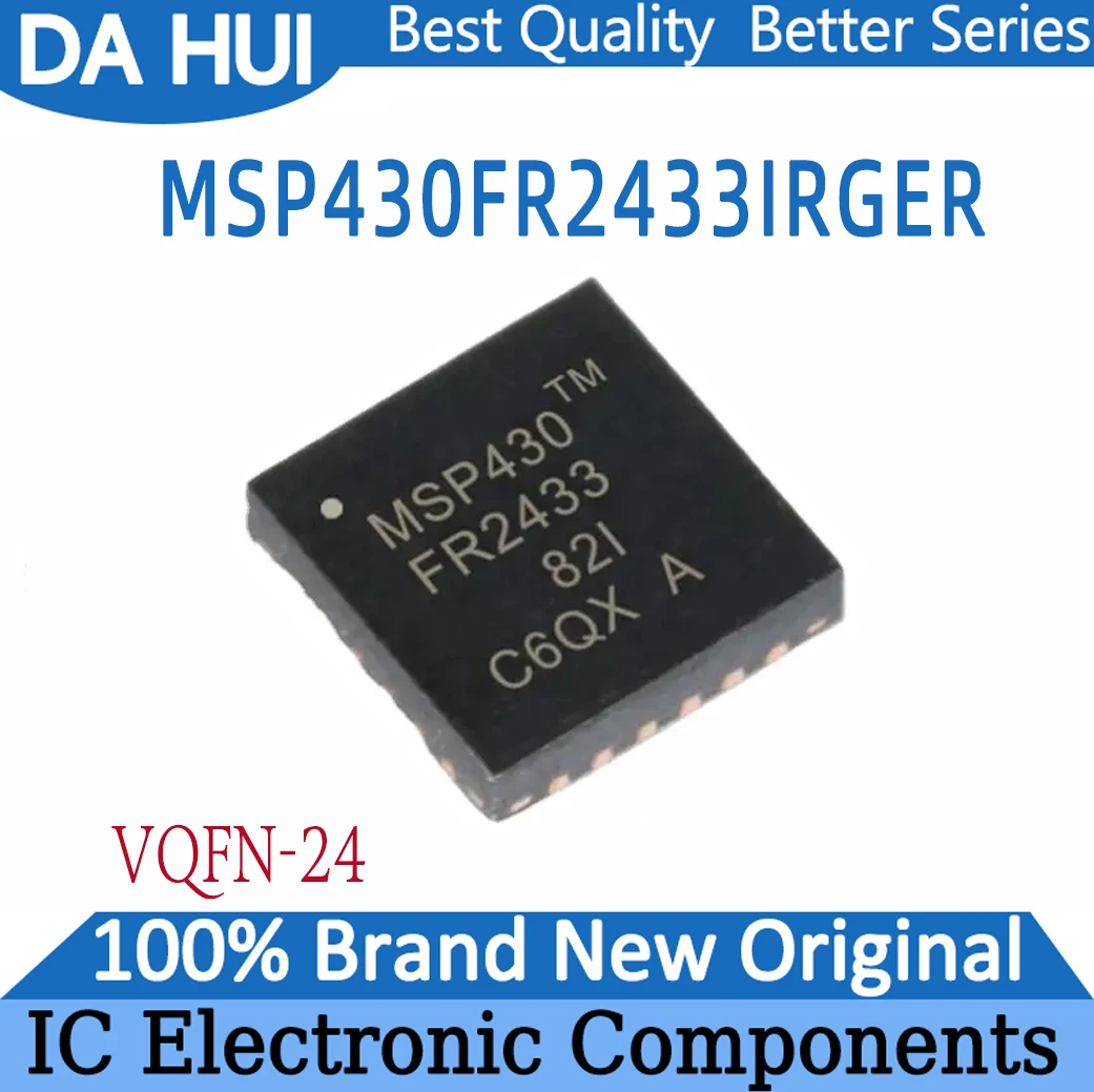 

MSP430FR2433IRGER MSP430FR2433 MSP430FR MSP430 MSP IC Chip VQFN-24