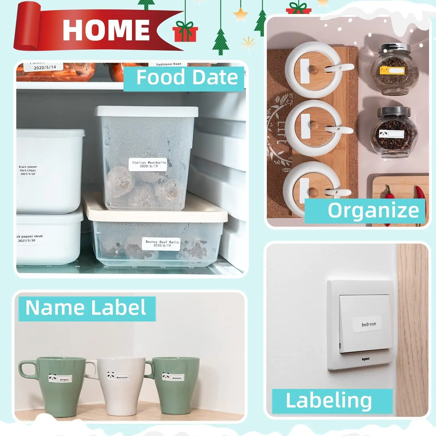 Карманный принтер для этикеток Phomemo D30 беспроводной совместим с IOS + Android 203