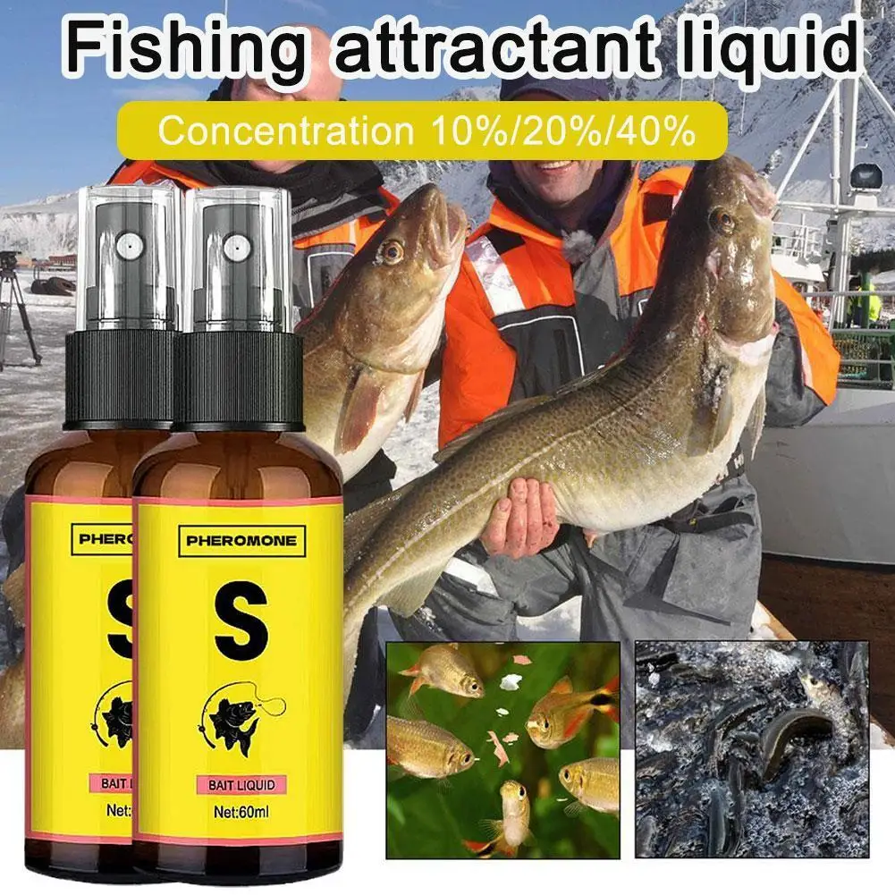 

Fishing Baits Attractants Lures Liquid Attractant Natural Scent Drag For Sea River Freshwater Fish Effective Attract Fish F7X4