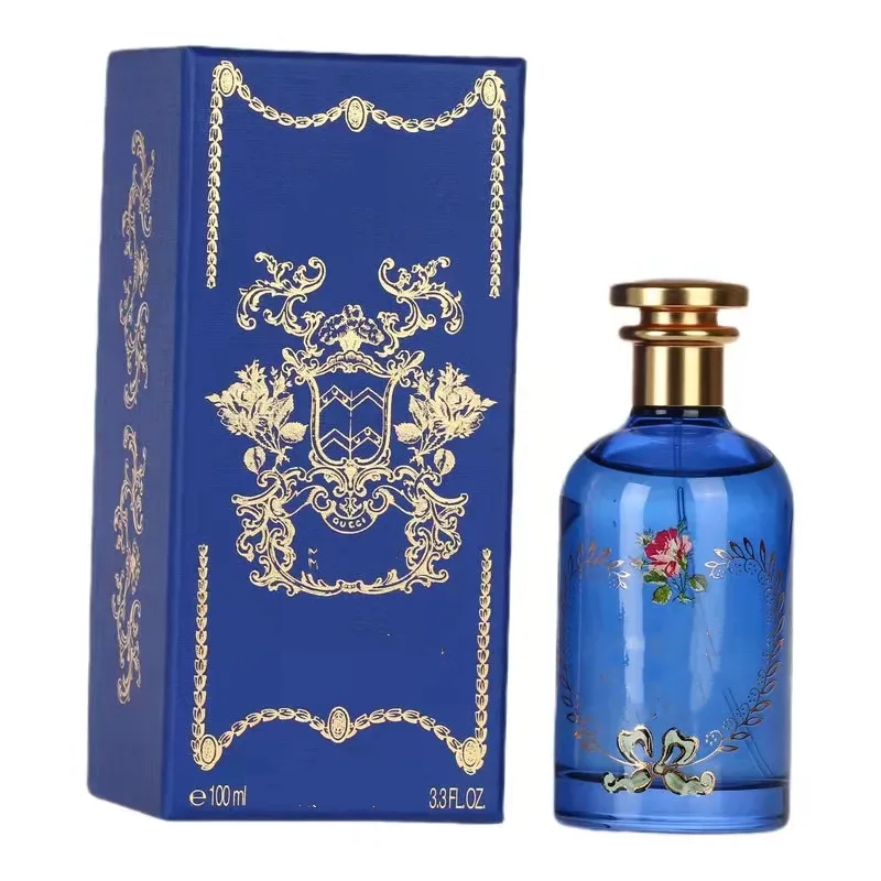 

Садовая серия, духи, синяя бутылка Rose parfumмл