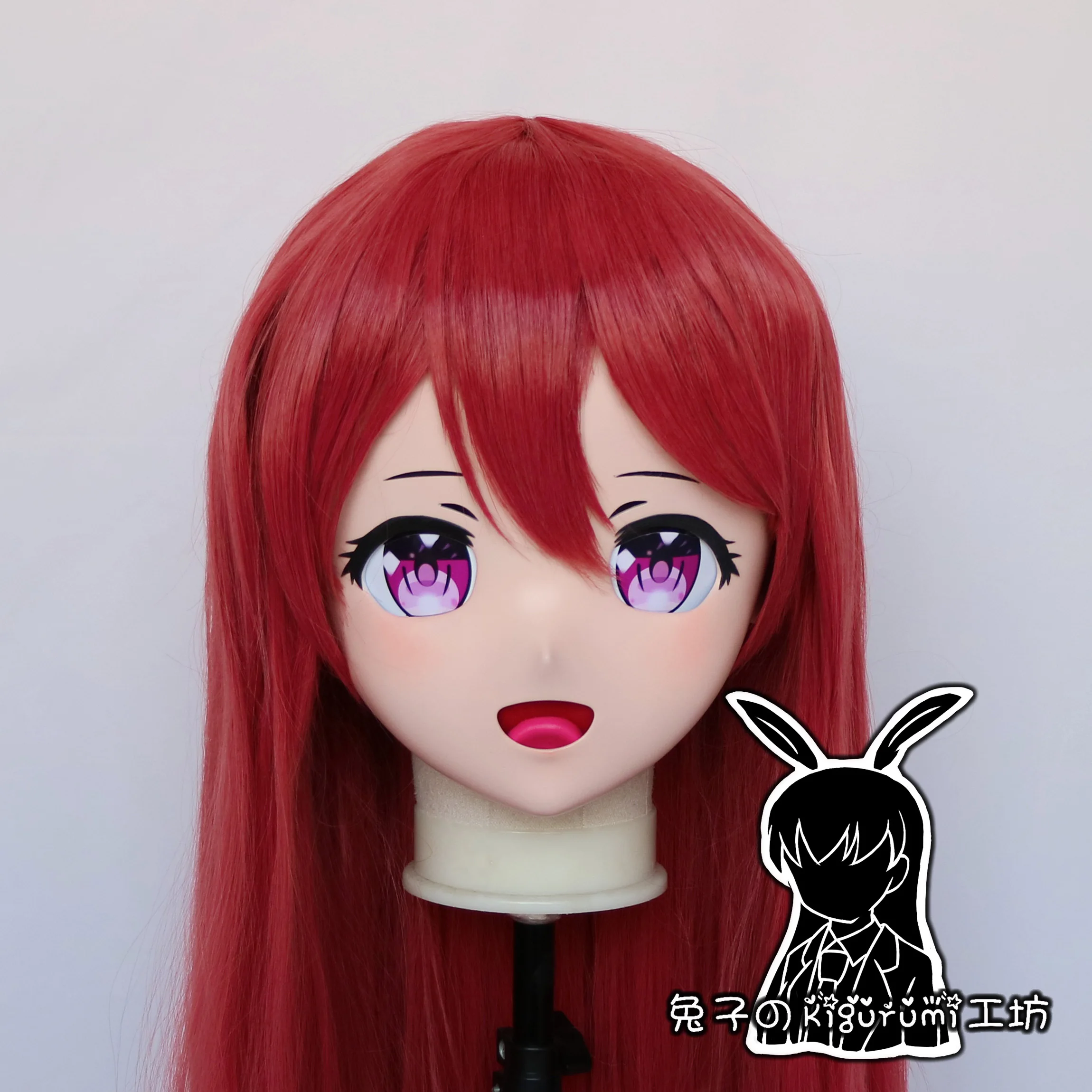 

(KMY098)Customize Character Female/Girl Resin Kig Full/Half Head With Lock Anime Cosplay Japanese Animego Kigurumi Mask