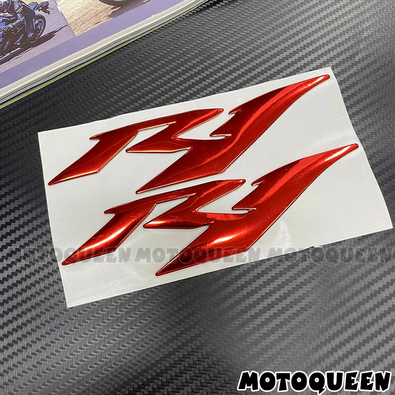 

Для Yamaha YZF R1 YZF-R1 YZF1000 корпус мотоцикла обтекатель 3D этикетка эмблема логотип боковая накладка на бак украшения наклейки наклейки